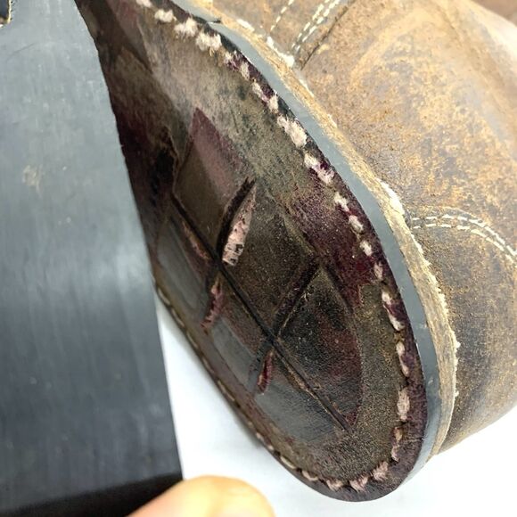 Vintage LOWA All-Leather Norwegian Welt Hiking Boots Men\'s UK 10 (READ)